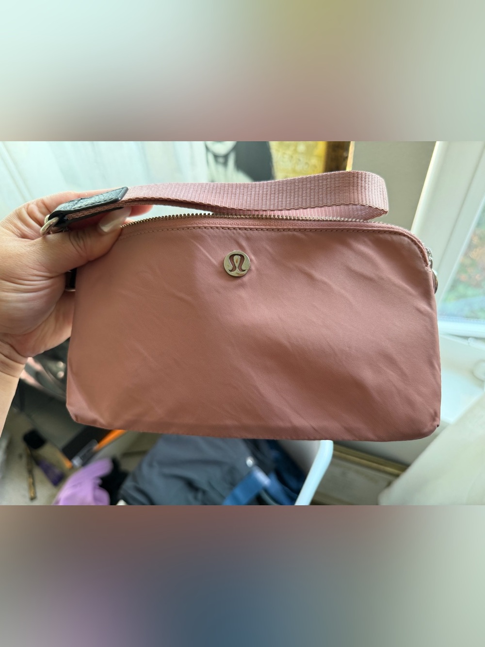 lululemon athletica Dusty Pink Wristlet Pouch